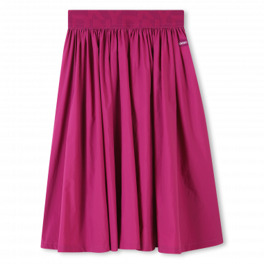 Jupe midi à taille élastiquée DKNY pour FILLE