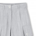 Lange Shorts mit Streifen DKNY Für MÄDCHEN