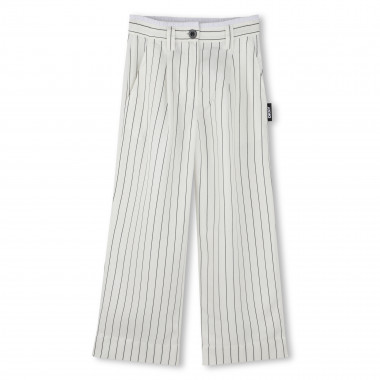 Pantalon rayé large DKNY pour FILLE