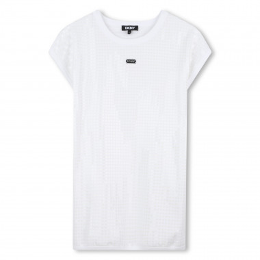 Robe avec sequins DKNY pour FILLE