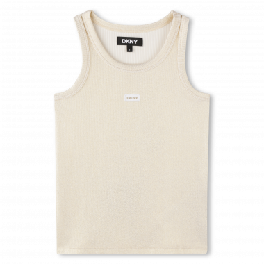 Débardeur à côtes 2x2 DKNY pour FILLE
