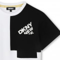T-shirt large avec poche DKNY pour UNISEXE