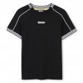 T-shirt with colourful stripes DKNY for UNISEX
