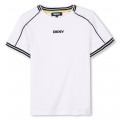 T-Shirt mit farbigen Streifen DKNY Für UNISEX