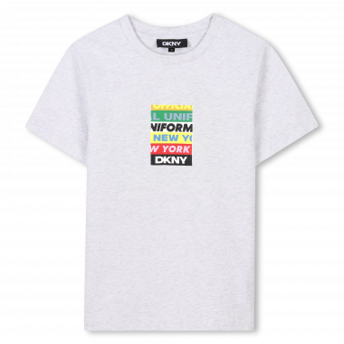 T-shirt manches courtes coton DKNY pour GARCON