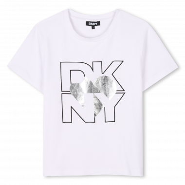 T-shirt à manches courtes DKNY pour FILLE