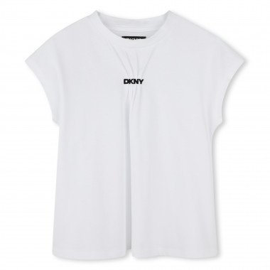 T-shirt fluide en coton DKNY pour FILLE