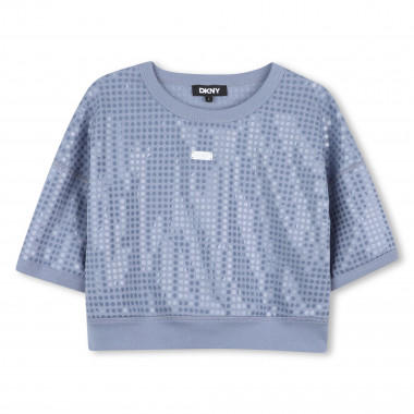 Sweat-shirt à manches courtes DKNY pour FILLE