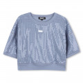 Sweat-shirt à manches courtes DKNY pour FILLE