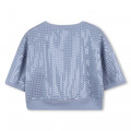 Sweat-shirt à manches courtes DKNY pour FILLE