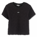 Short-sleeved waffled T-shirt DKNY for GIRL