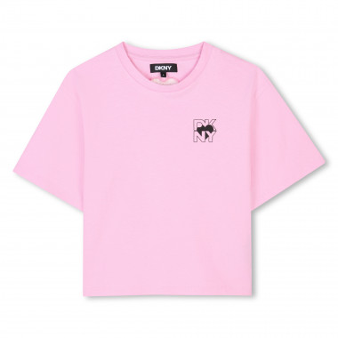 T-shirt manches courtes coton DKNY pour FILLE
