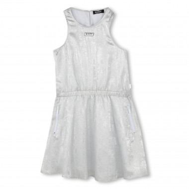 Vestido de ceremonia de crepé DKNY para NIÑA