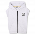 Zip-up sleeveless cardigan DKNY for UNISEX