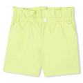 Cotton and linen shorts DKNY for GIRL