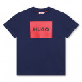 Short-sleeved cotton T-shirt HUGO for BOY