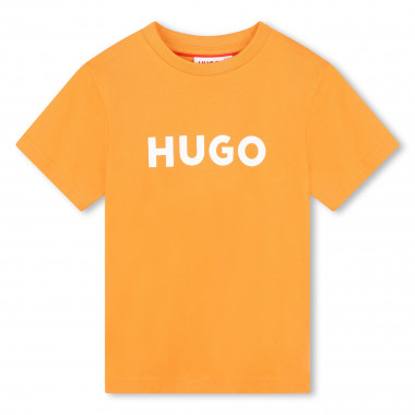 T-shirt bicolore en coton HUGO pour GARCON