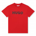 Two-tone cotton T-shirt HUGO for BOY