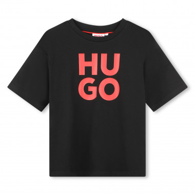 T-shirt cotone maniche corte HUGO Per RAGAZZO