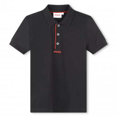 Short-sleeved cotton polo  for 