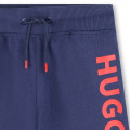 Fleece Bermuda running shorts HUGO for BOY