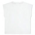 T-shirt smanicata in cotone HUGO Per BAMBINA