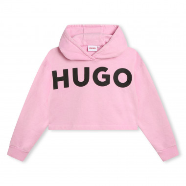 Camisola com capuz HUGO para RAPARIGA