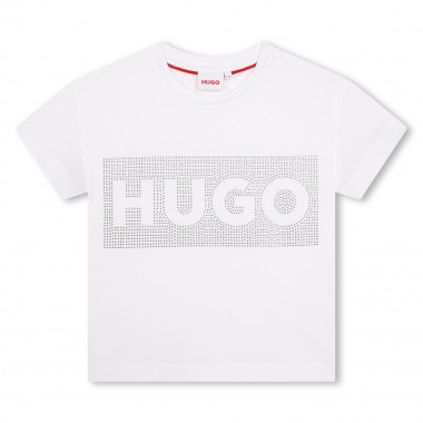 T-shirt de manga curta HUGO para RAPARIGA