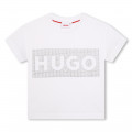 T-shirt de manga curta HUGO para RAPARIGA