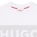 T-shirt de manga curta HUGO para RAPARIGA