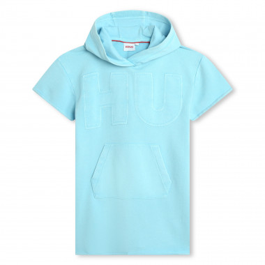 Vestido com capuz HUGO para RAPARIGA