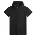Vestido de moletão com capuz HUGO para RAPARIGA