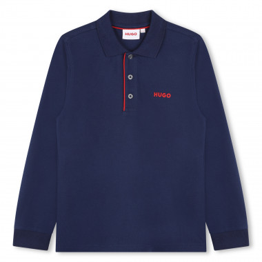 Long-sleeved polo shirt HUGO for BOY