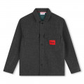 Felt-effect overshirt HUGO for BOY