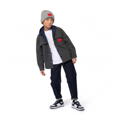 Felt-effect overshirt HUGO for BOY