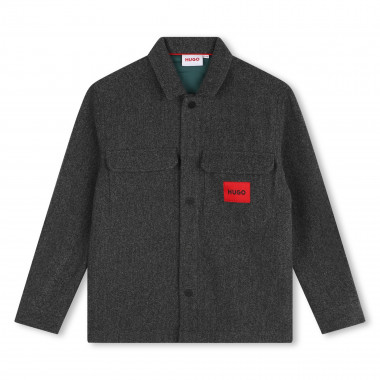 Felt-effect overshirt HUGO for BOY