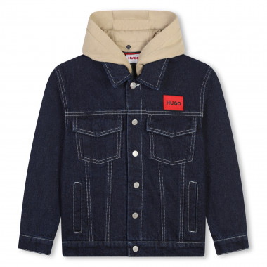 Hooded denim jacket HUGO for BOY