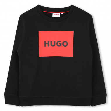 Sweat-shirt molletonné HUGO pour GARCON