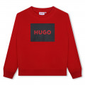 Sweat-shirt molletonné HUGO pour GARCON