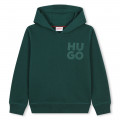 Sweat-shirt à capuche HUGO pour GARCON