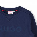 Sweatshirt mit Stickerei HUGO Für JUNGE