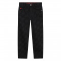 Straight jeans with logo print HUGO for BOY