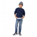 Straight cotton jeans HUGO for BOY