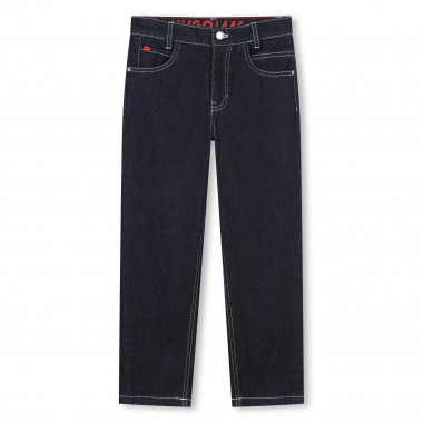 Loose cotton 5-pocket jeans HUGO for BOY