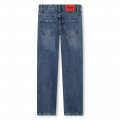 Straight-leg five pocket jeans HUGO for BOY