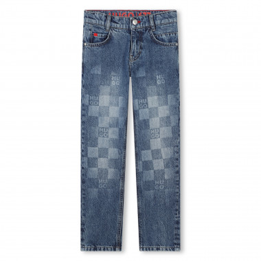 Straight-leg five pocket jeans HUGO for BOY