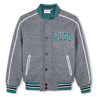 Jacket with striped edges HUGO for BOY