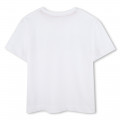 T-shirt en coton logo clouté HUGO pour FILLE