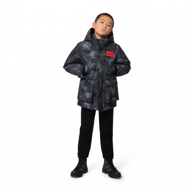 Hooded parka with pockets HUGO for BOY