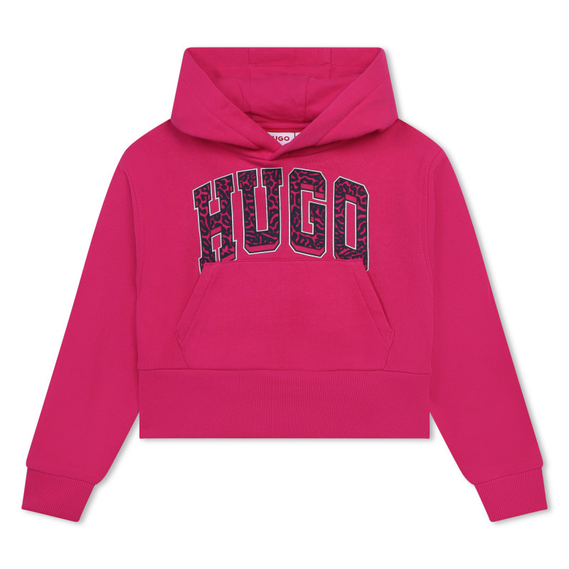 HUGO Jersey sweatshirt girl pink Kids around